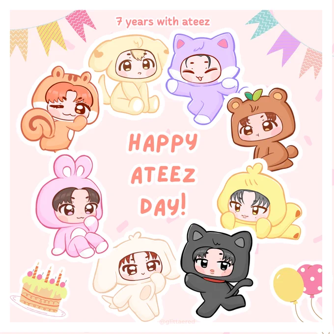 Happy ATEEZ Day!

#에이티즈_7주년_항해는_계속된다
#7_years_with_ATEEZ #A_TO_Z 