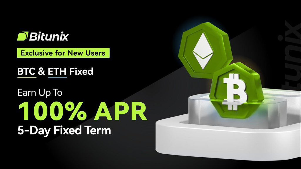 Mark_Degreaat's tweet image. New to @BitunixOfficial ? Welcome aboard
It’s time to make your $BTC and $ETH work smarter.
Earn up to 100% APR yes, you read that right.
Start building your crypto future here 👇
🔗 bitunix.com/earn/financial…
#Bitunix #CryptoEarnings