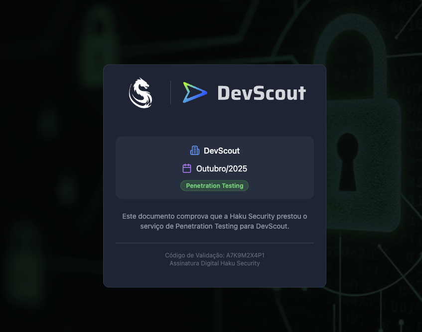 adamsnows's tweet image. e isso aqui família, que chique?
fomos testados recentemente pela @hakucybersec
novo SaaS do @ronaldlsb
para quem quiser, ele tá com vagas em aberto, recebemos um relatório completo com 33 páginas
nesses próximos dias estarei falando sobre cada uma das brechas que ele falou!