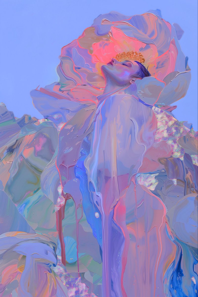 I did something!
✨New artwork on Objkt!

🟢 This time, the piece is listed as 
〰️ 9 EDITIONS 〰️ priced at 9.99 tez each.

Bitter sweet.

Love dissolves like painted seasons, 
Melting into what can't repeat. 
And I am left with tender reasons -- 
Why bitter ever feels so sweet.