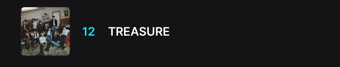 [🚨] 2025 MAMA AWARDS FANS’ CHOICE Category 1st VOTE

📈Current Ranking UPDATE:

#12 — TREASURE (NEED TOP10)💢

1 repost = 1 vote
🎯: 1000 repost

อีก 2 วันสุดท้ายค่ะทึเม ได้โปรดอย่าหยุด ทุกโหวตมีค่า อย่าให้โอกาสหลุดมือไปนะคะ😭🚨

#2025MAMAVOTE #TREASURE