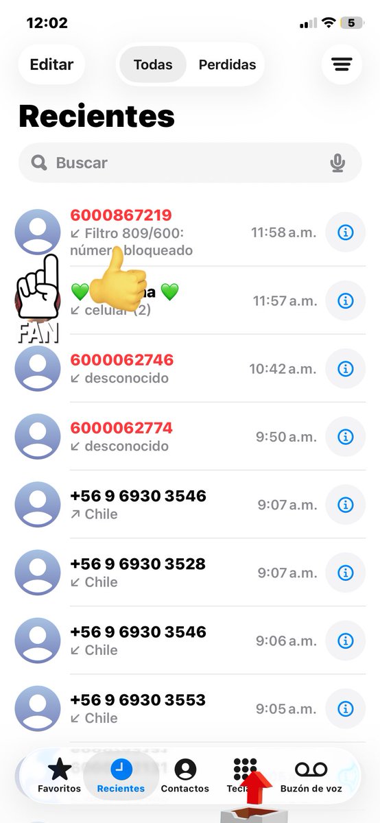 milla_nml's tweet photo. @Chaskon Que maravillosa app, vean los números de abajo son todos antes de instalar la app 👆👆👆 y el primero de arriba es después de instalar la app no entra llamada nada a lo mas llegó la notificación del buzón de voz 😍😍 https://t.co/lCQMOqworU