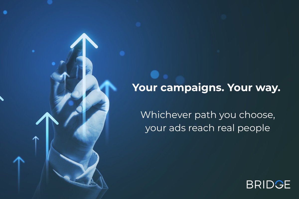 ConnectByBridge's tweet image. No two advertisers are the same. That’s why BRIDGE offers three easy ways to work with us—so your strategy always fits your goals and reaches real, verified people.  

Get started: bit.ly/3Wd0ci7

#DigitalAdvertising #PeopleBasedMarketing #FirstPartyData #AdTech
