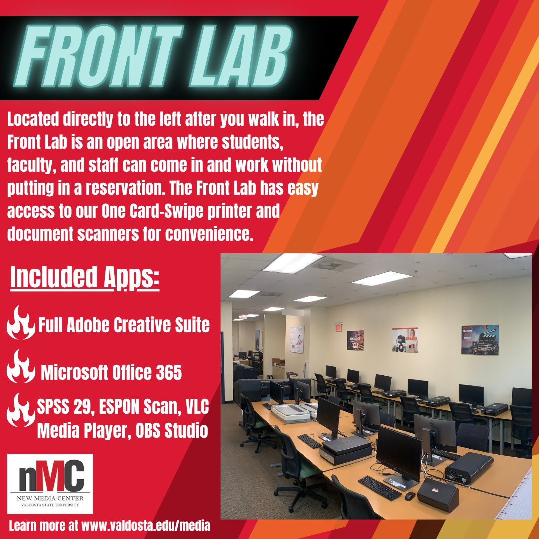 vsunmc's tweet photo. 🔥Time for the ultimate showdown!🔥
Which lab is your favorite to work in?
Haven't had the chance to work in our labs? Come by the NMC and see them for yourself! https://t.co/LRrJBmd4Ez