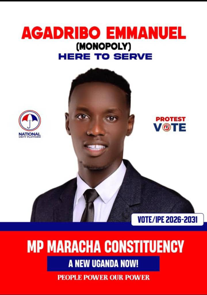 Monopoly Badcharacter, real names "Agadribo Emmanuel" has been duly nominated today to contest for Member of Parliament seat, Maracha County, on National Unity Platform (NUP) Party ticket.