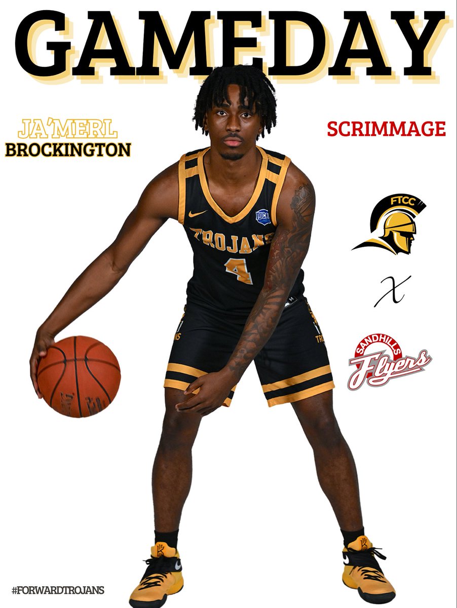 Men’s Basketball is headed to Sandhills for a scrimmage today starting at 7PM🏀