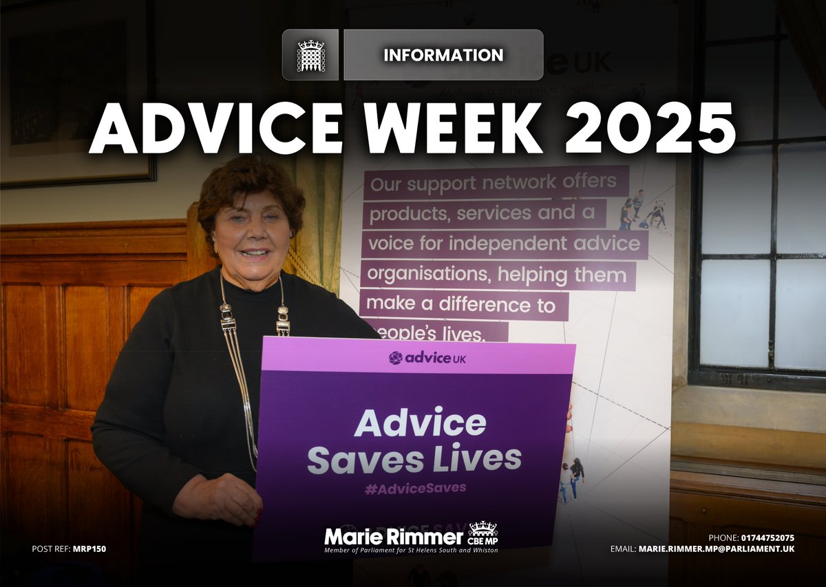 Advice work is life-changing — but the sector faces a workforce crisis.

This Advice Week, I'm supporting <a href="/AdviceUK/">AdviceUK</a>'s campaign to raise awareness of the people BTS, the need to recruit and retain advisers, and providing small advice agencies with the power to do so.