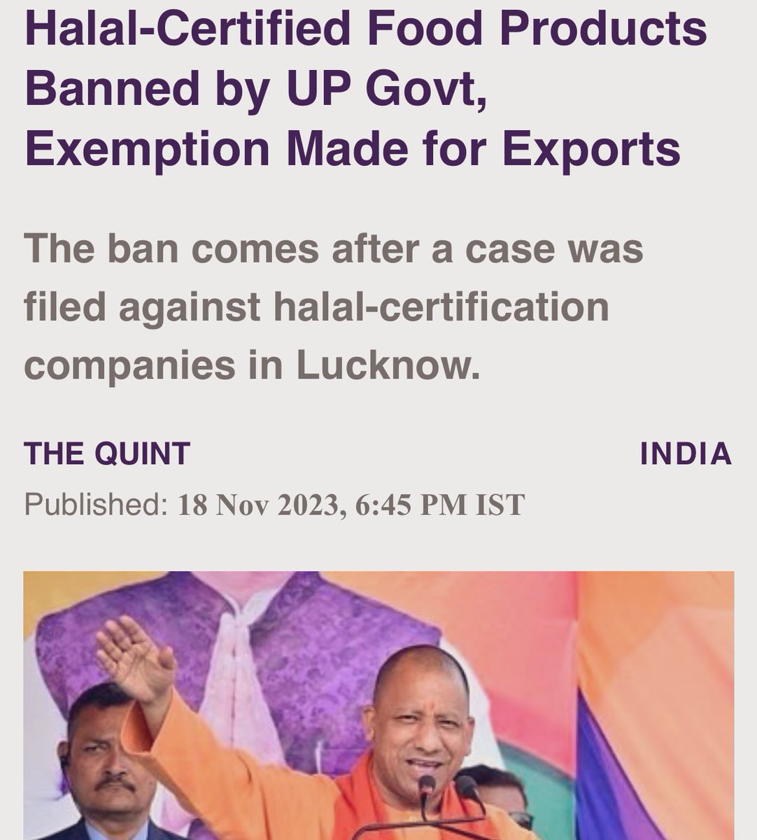 🚨India Banned Halal Food In India Now This islamphobic freind of Afghanistan Taliban khawarji Next to eat Cow dunk and haram food now show your iron brothery there.
<a href="/WakeelMubariz/">W.A. Mubariz - وکیل احمد مبارز</a>