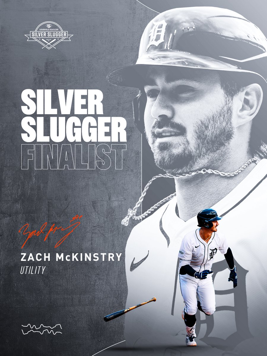 tigers's tweet image. Congratulations to Riley Greene and Zach McKinstry on being named #SilverSlugger Award finalists! 💪