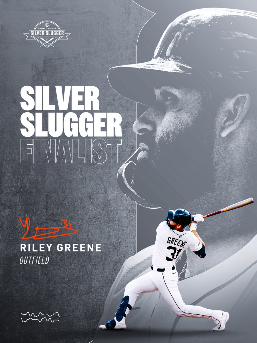 tigers's tweet image. Congratulations to Riley Greene and Zach McKinstry on being named #SilverSlugger Award finalists! 💪