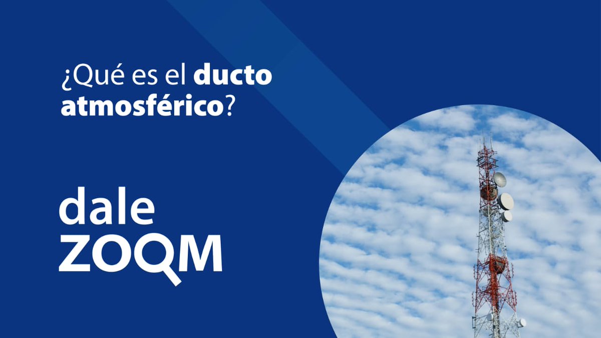 #DaleZoom
🔎 El ducto atmosférico es una capa de la atmósfera 🌎que actúa como un "túnel" para las ondas de radio 📡, atrapándolas y permitiéndoles viajar distancias mucho mayores de lo normal con una pérdida de señal mínima.
🧵[1/4]