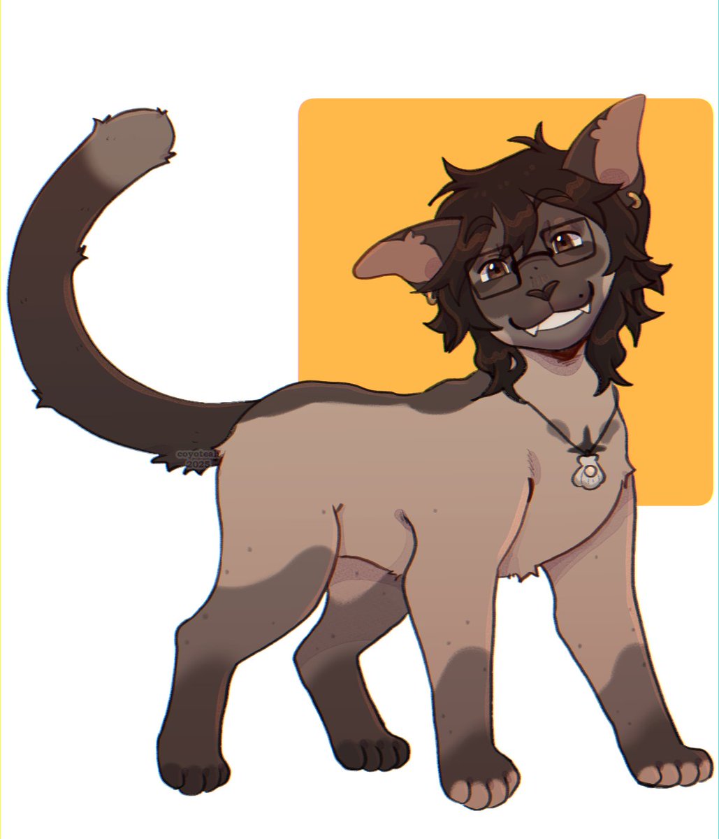 coyoteah's tweet image. Warm colors, soft smiles, and curious eyes 🐈☀️