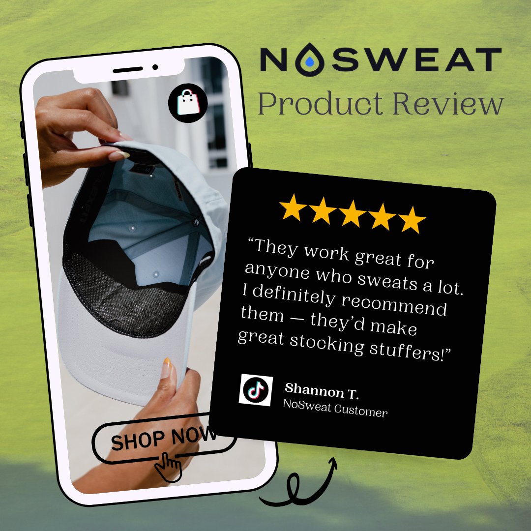 NoSweat makes the perfect gift for anyone who’s always on the move — athletes, workers, or anyone who hates sweat stains! 🎁 Grab a pack and stuff those stockings early!

🧢 Shop now at: NoSweatco.com
#nosweat #stockingstuffers #holidaygifts