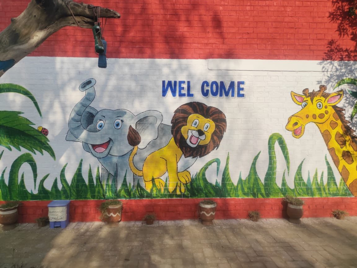 MaryamNSharif's tweet image. Government Girls Elementary School Bhagowali, a rural area of Nankana Sahib 🩷