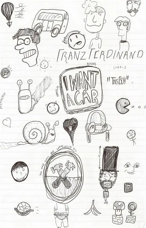 هو ما يرسم هو يمارس ما يسمى بالـ Doodling أو الخربشة، وهو ممارسة تساعده على الحفاظ على تركيزه وقت الاستماع وتخفيف التشتت، بتشوفونها عند ناس كثير خصوصاً لما يكلمون شخص عالهاتف