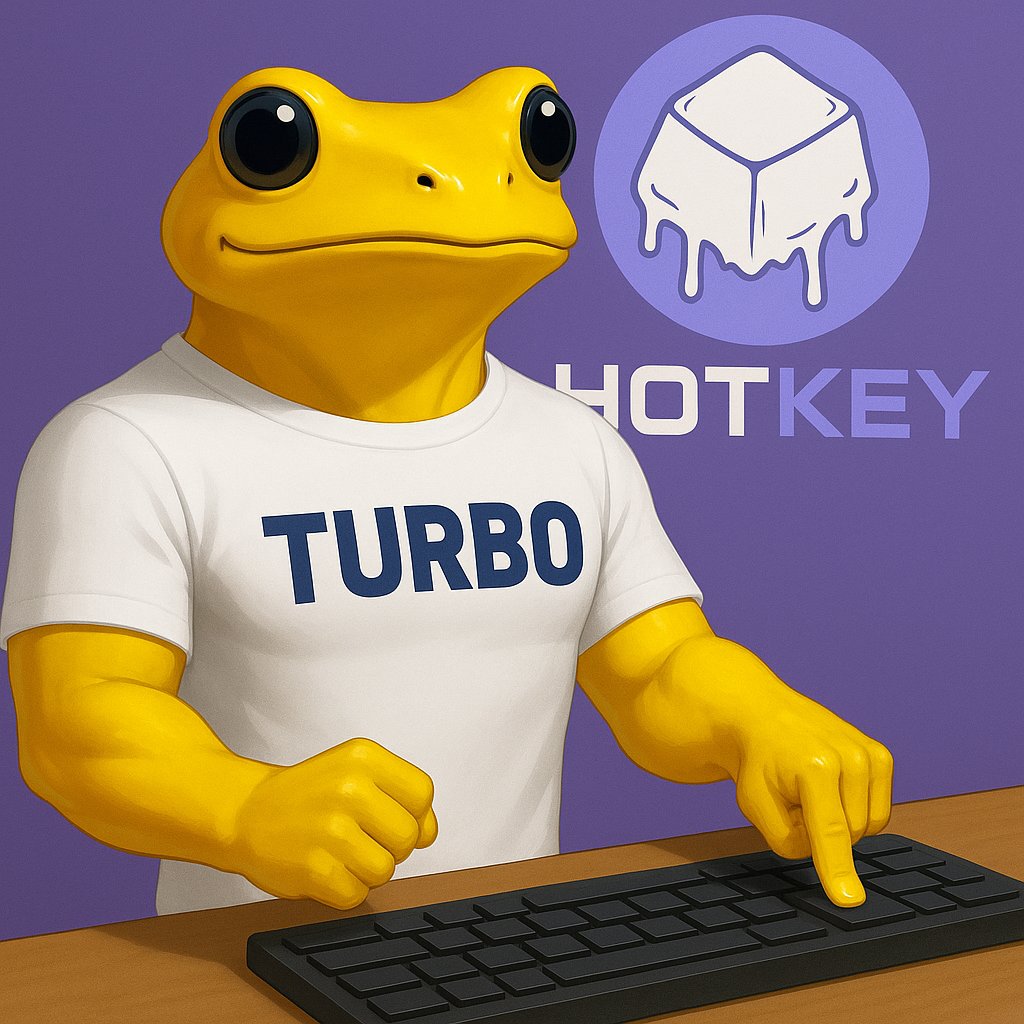 xraiman's tweet photo. 🐸 TURBO LISTED EXCHANGES SERIES : @HotKeysSwap
🔥 When $TURBO meets @HotKeysSwap innovation ignites! 💻⚡
Our legendary yellow toad just hit the key that changes everything.
AI + Community + Creativity = the unstoppable force behind @TurboToadToken 🐸🚀
#TURBO #HotKey #AIMemecoin