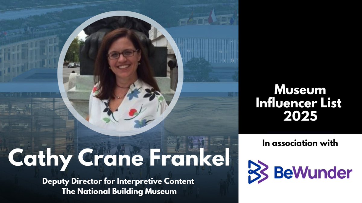 blooloop (@blooloop) on Twitter photo Congratulations! 🎉 <a href="/BuildingMuseum/">National Building Museum</a>’s Cathy Crane Frankel is in the #blooloop50 Museum Influencer list for 2025.
ow.ly/jVkY50XgWKH
Thanks to all of our judges and our friends at BeWunder 🏛️ Congratulations! 🎉 <a href="/BuildingMuseum/">National Building Museum</a>’s Cathy Crane Frankel is in the #blooloop50 Museum Influencer list for 2025.
ow.ly/jVkY50XgWKH
Thanks to all of our judges and our friends at BeWunder 🏛️