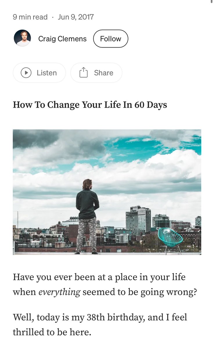 old medium articles from <a href="/craigclemens/">Craig Clemens</a> are goated