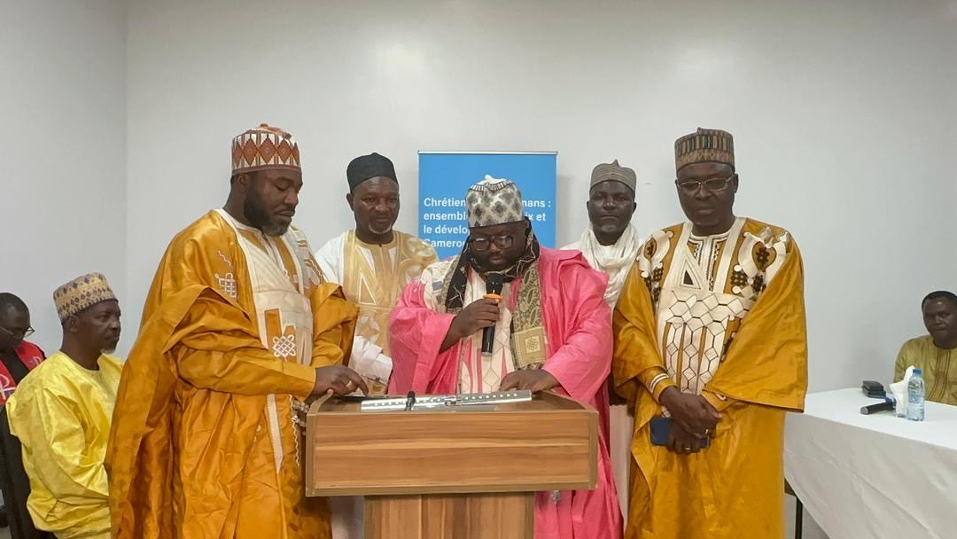 UN_Cameroon's tweet photo. Religious leaders from the CMR Asso. for #Interfaith_dialogue, #ACADIR have prayed for peace & called on Cameroonians to build & preserve peace during and after elections. #UNCMR RC, @IssaSanogoUN & @PNUDCameroon ResRep, @ciowela attended the ecumenical 🙏🏽 service in Y’de. https://t.co/ZLmzyh93SU