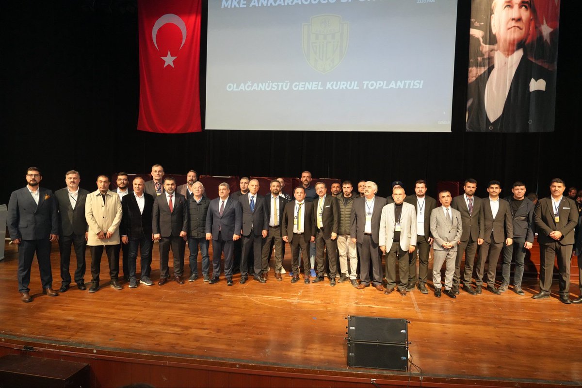 yasarnes's tweet photo. MKE Ankaragücü’nün Olağanüstü Genel Kurulu’nda başkanlığa seçilen Sayın Nuri Muhammet Yaman’ı ve yönetimini tebrik ediyorum.

Ankaragücü, sadece bir futbol kulübü değil; Ankara’nın kalbidir, direncidir, tutkusudur.

@Ankaragucu https://t.co/HU8DqnMwvB