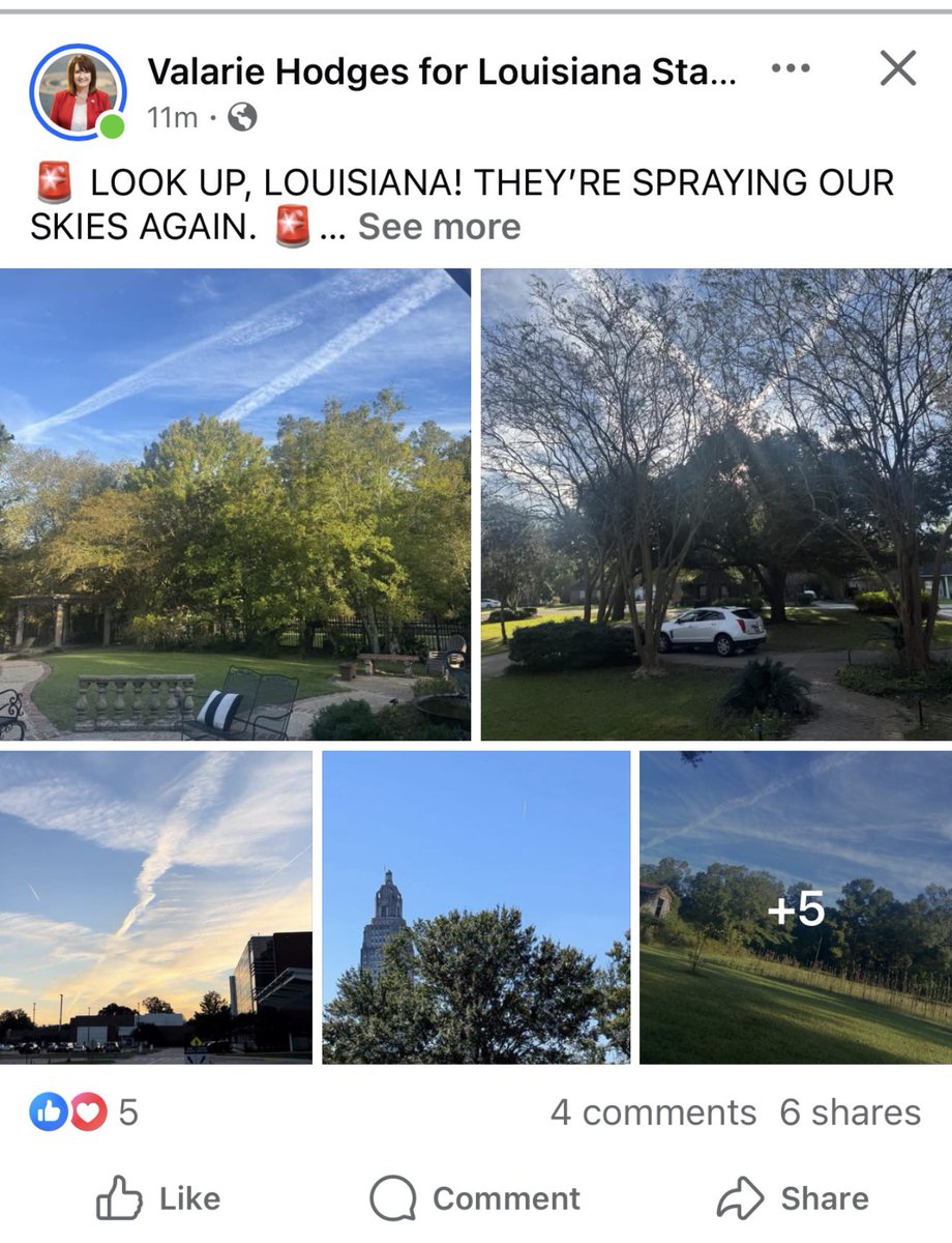 LegendreKristy's tweet photo. Thank you Senator Hodges 
for reminding our residents to look up and log what they’re seeing with LADEQ! https://t.co/uKoFkD8u7i