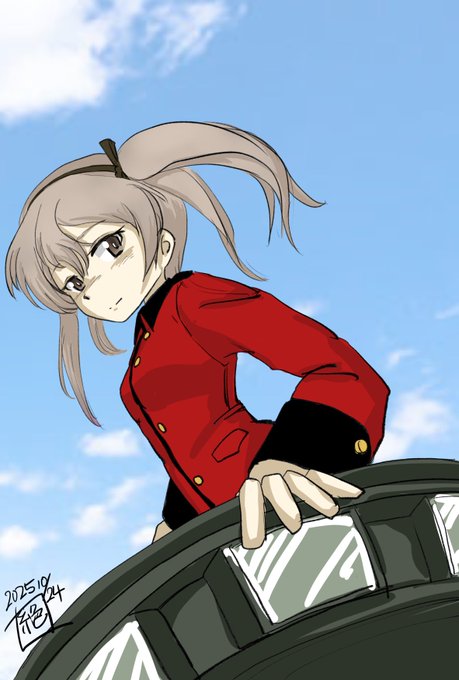 本日は島田流が誇る天才少女 #島田愛里寿生誕祭 であります! お誕生日おめでとうございます!! 5話6話で聖グロに転校した愛里寿がどんな闘い方を見せるのか めっちゃ楽しみであります! #島田愛里寿生誕祭2025 #ガルパン