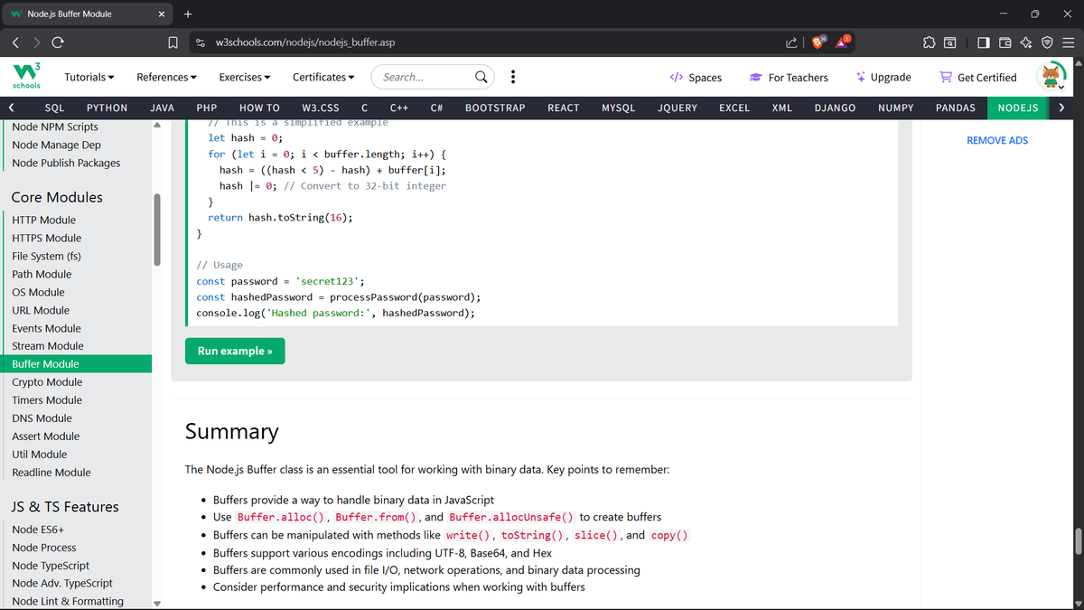 GhimireSiddanta's tweet photo. #LUD26 #LearningUtsav2025 #FestivalOfLearning

Wrapping up more Node.js Core Modules!
🧠 Buffer Module – handling binary data efficiently
🪙 Crypto Module – encrypting &amp; securing data https://t.co/FxZxWo3U6z