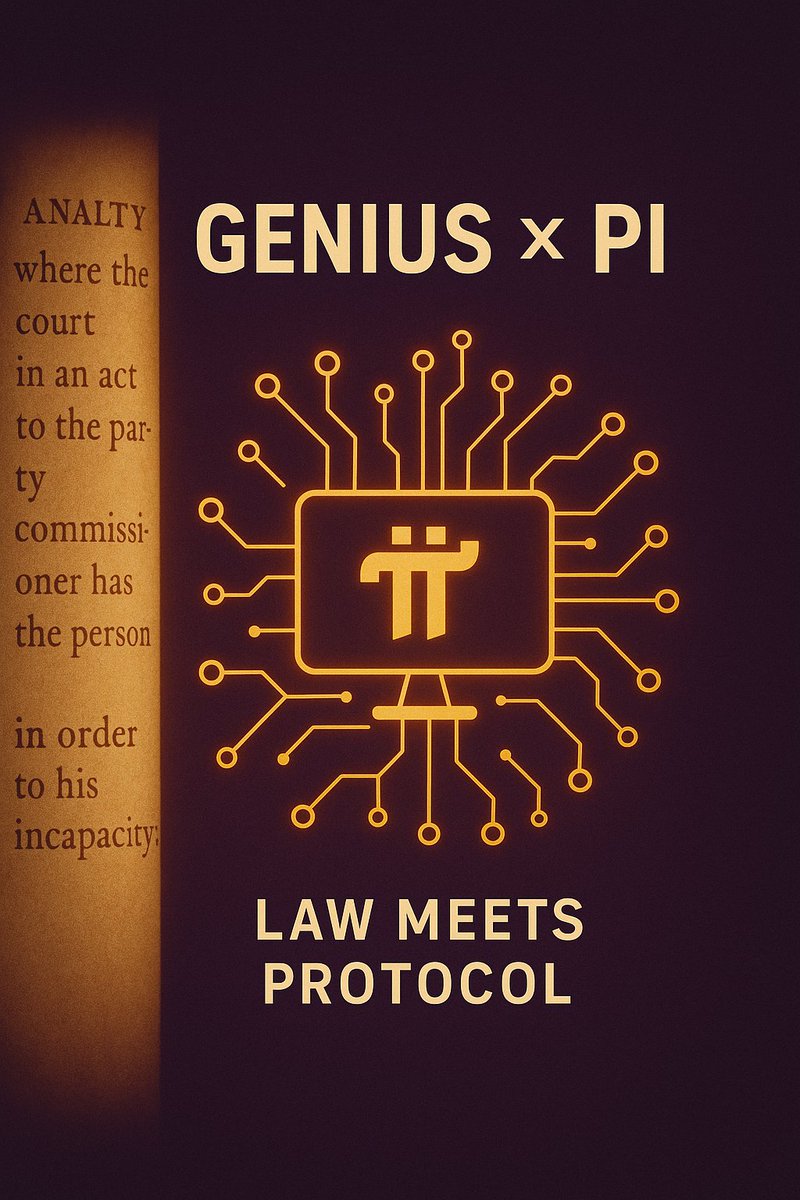 Strategic Predictive Analysis ::: The Genius Act and the Pi Network — A  Philosophical Convergence of Law and Protocol ( When Law Meets Protocol,  and Genius Becomes Collective ) [[[ When Law