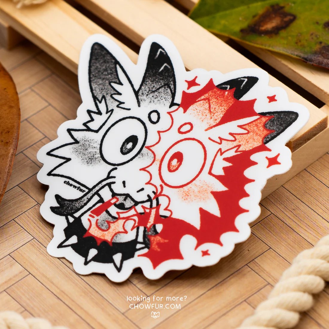 SMOKE SCREEN DRAGON, available as a sticker and an air-freshener 🔥