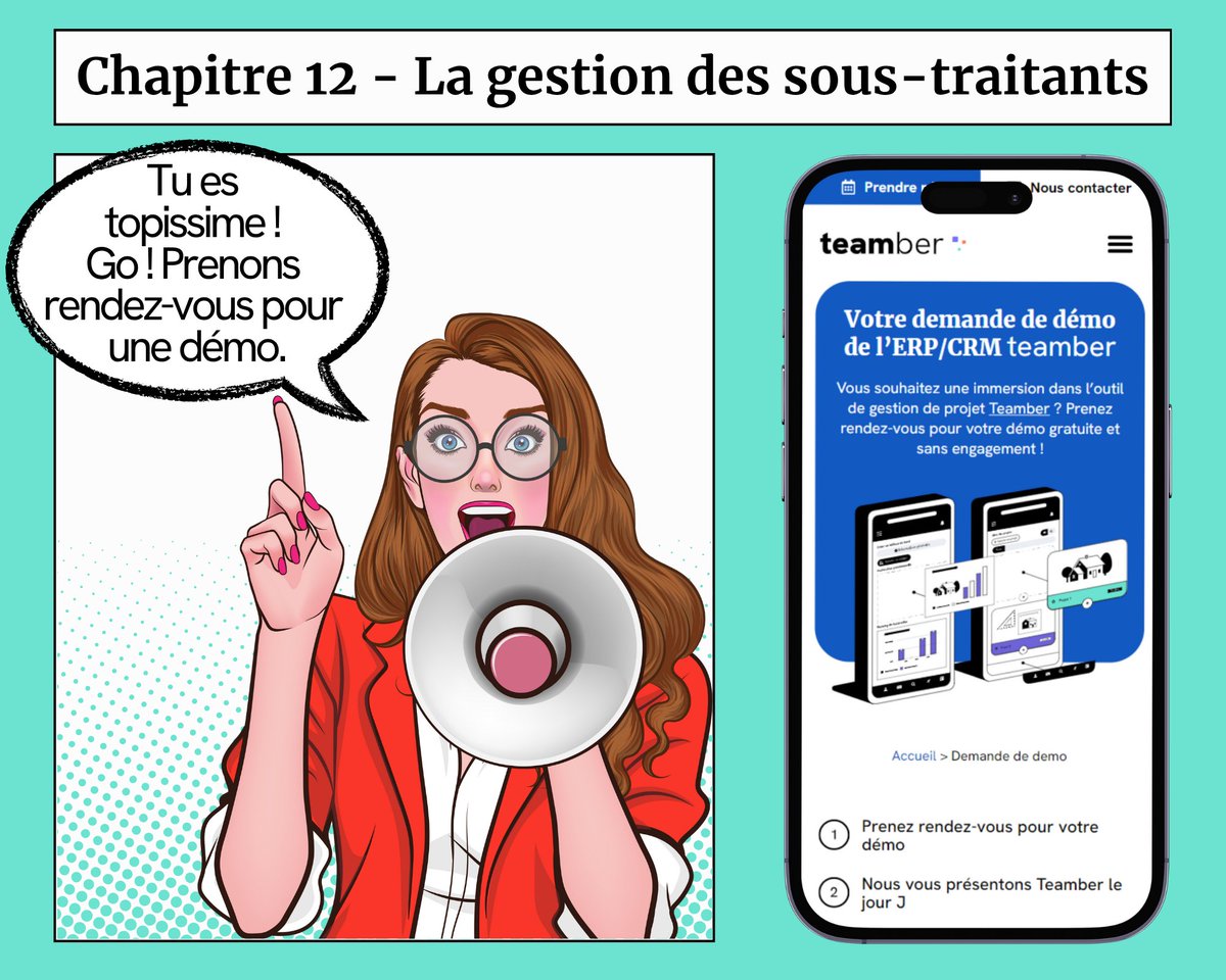 Retrouvez chaque mois les aventures professionnelles d'Alex, Charlie, Sam ou encore Joe... qui sont également les vôtres ! Ce mois-ci : Chapitre 12 - La gestion des sous-traitants.
N'hésitez pas à nous partager les thématiques que vous souhaiteriez voir abordées.
#ERP #Entreprise