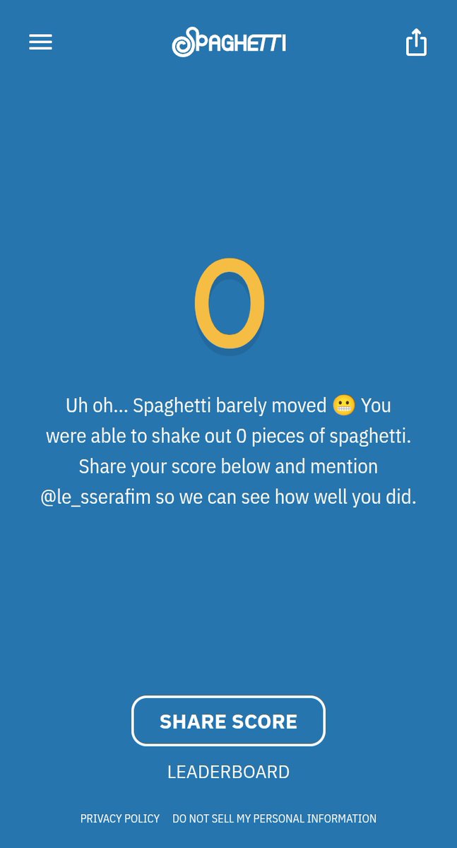 andy_twt's tweet image. GIRL 😭 #spaghettigame ⭐🍝 0 noodles
Uh oh… Spaghetti barely moved 😬
spaghettigame.com