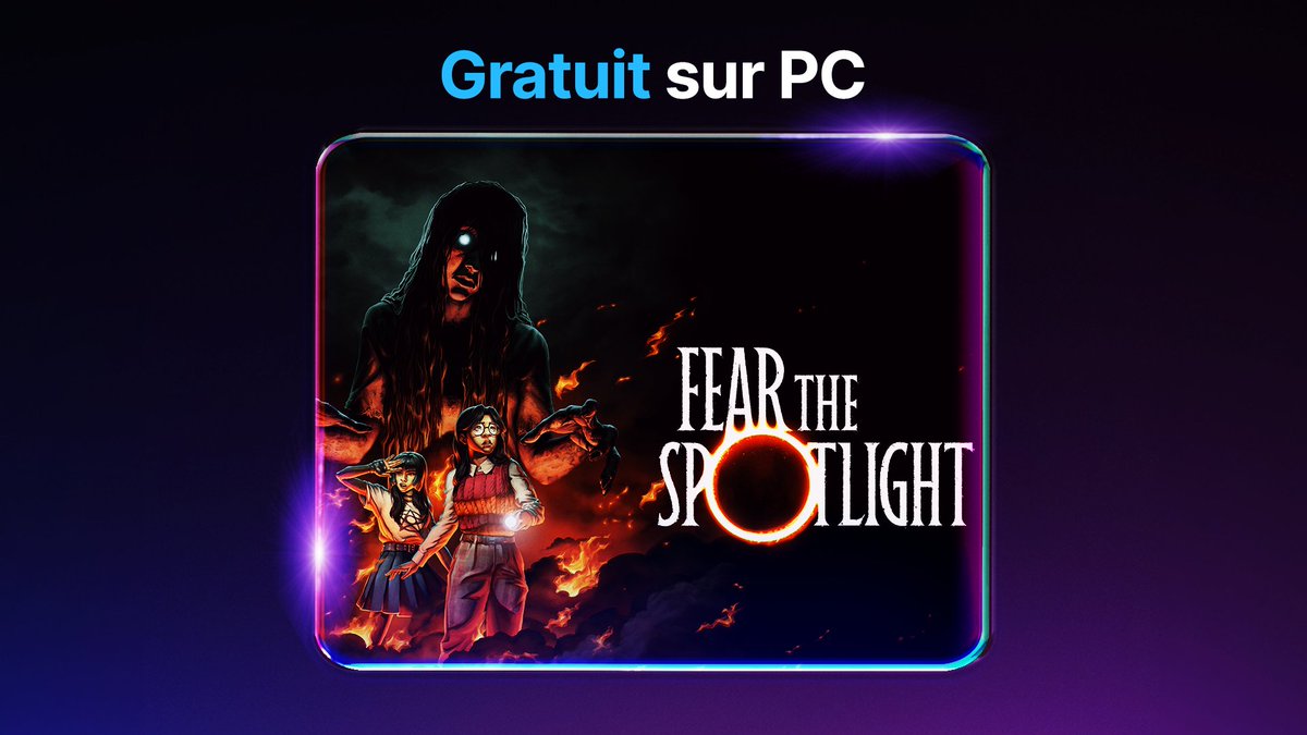 Quoi que tu fasses, reste dans l’ombre.
Télécharge Fear the Spotlight GRATUITEMENT jusqu’au 30 octobre.
epic.gm/free-games
