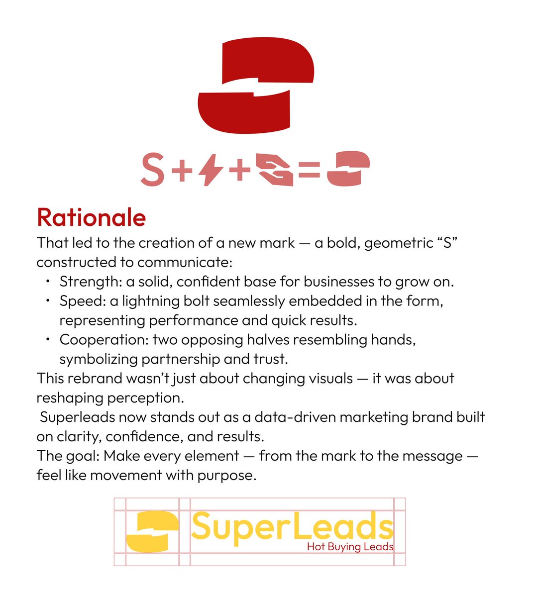 Creati_designs1's tweet photo. Here is my submission for @Superleadsng logo design . 

While creating the superleadsng logo , a lot of things were put into consideration before we finally arrived at this logo . A mark that symbolizes Strength 💪,  Speed ⚡️ and cooperation. https://t.co/RD1DaKwzwq