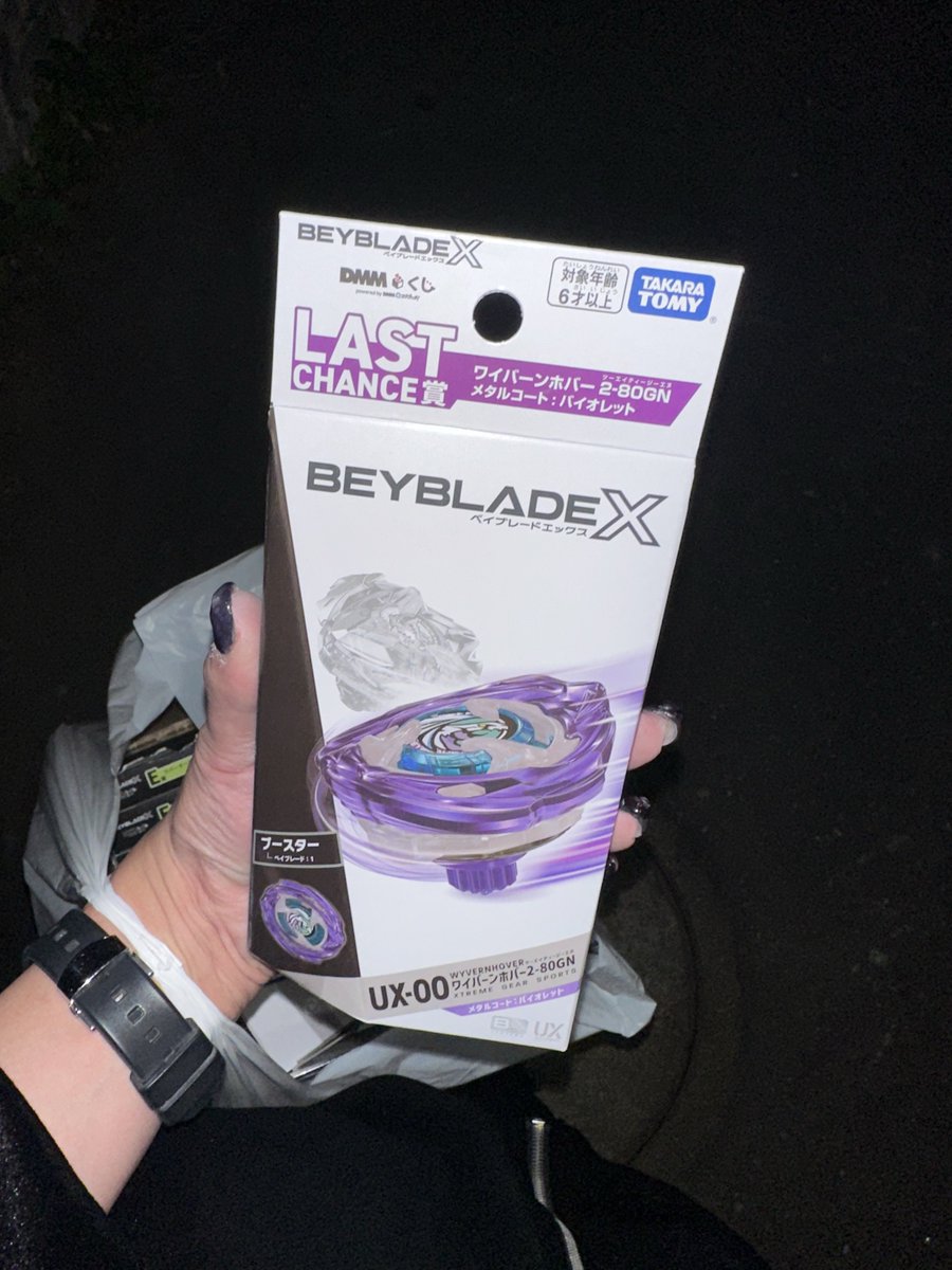 ワイバーンホバー 2-80 GN メタルコートバイオレット ベイブレードX