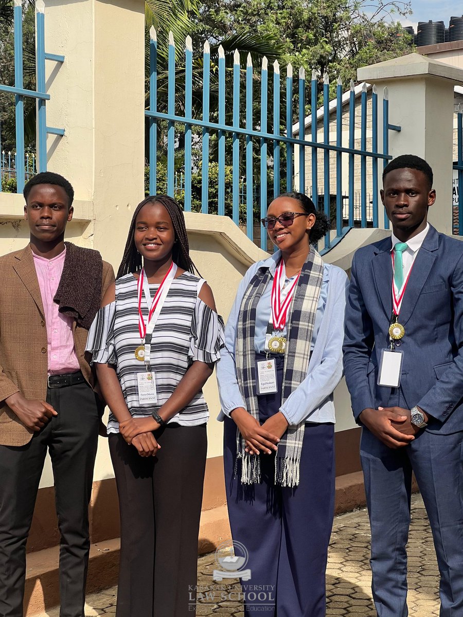 We celebrate the brilliance and effort of this superb team! Excellence all the way!🚀
Shoutout to their coach and trainer, <a href="/ThiongMungai/">JOE</a>!

#KabarakPride #MootCourtExcellence