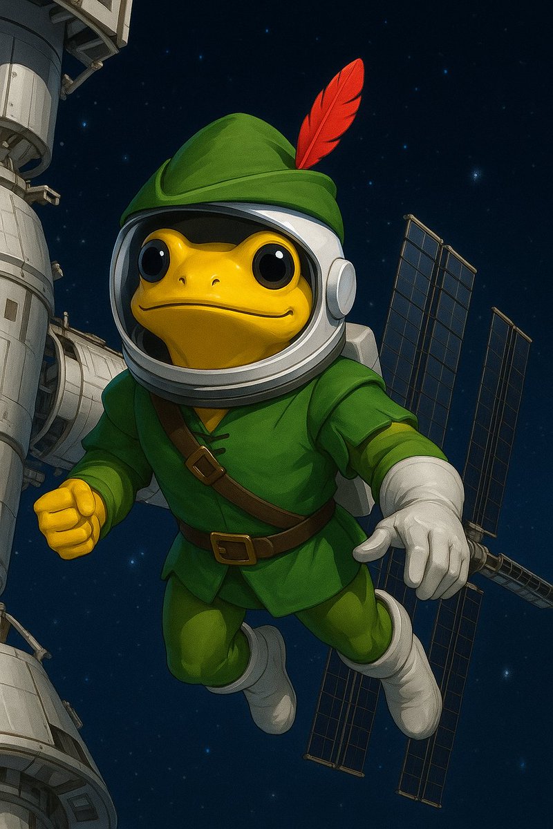 🚨 🚀 Day 160 of asking <a href="/RobinhoodApp/">Robinhood</a> <a href="/vladtenev/">Vlad Tenev</a> to finally list <a href="/TurboToadToken/">Turbo 🐸</a> 🐸💛

That’s the same length as an astronaut’s average stay on the ISS and this toad’s been floating in space the whole time waiting for liftoff. 🌌

$TURBO holders have diamond helmets and cosmic