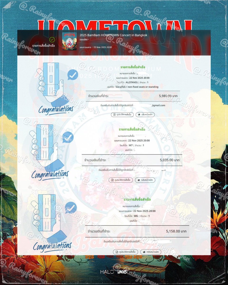 🎟️ รับกดบัตรรอบเพิ่มคอน BamBam 

ราคาไม่แพง มีทีมกด รับคิวไม่เยอะ
✿ มีมัดจำเพื่อยืนยันคิว
✿ กดไม่ได้ยินดีคืนเงินเต็มจำนวน ✓
✿ ใช้แอคลูกค้า/แอคร้าน (จ่ายเอง/ฝากจ่ายได้)
✿ กด 1:1 เท่านั้น 

สนใจทัก DM / Line OA ได้เลยค่ะ 💗
 #กดบัตรคอนโฮมทาวน์แบมแบม
#BamBam_Concert_HOMETOWN