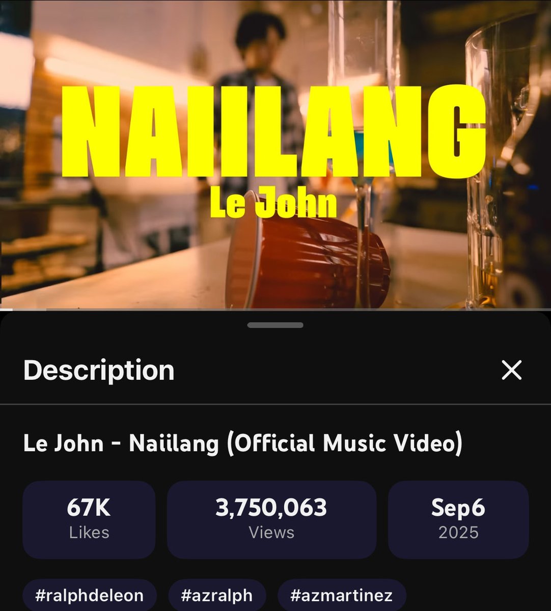 Yay! Naiilang MV of Le John and AZRALPH reached 3,750,000+ views!!!