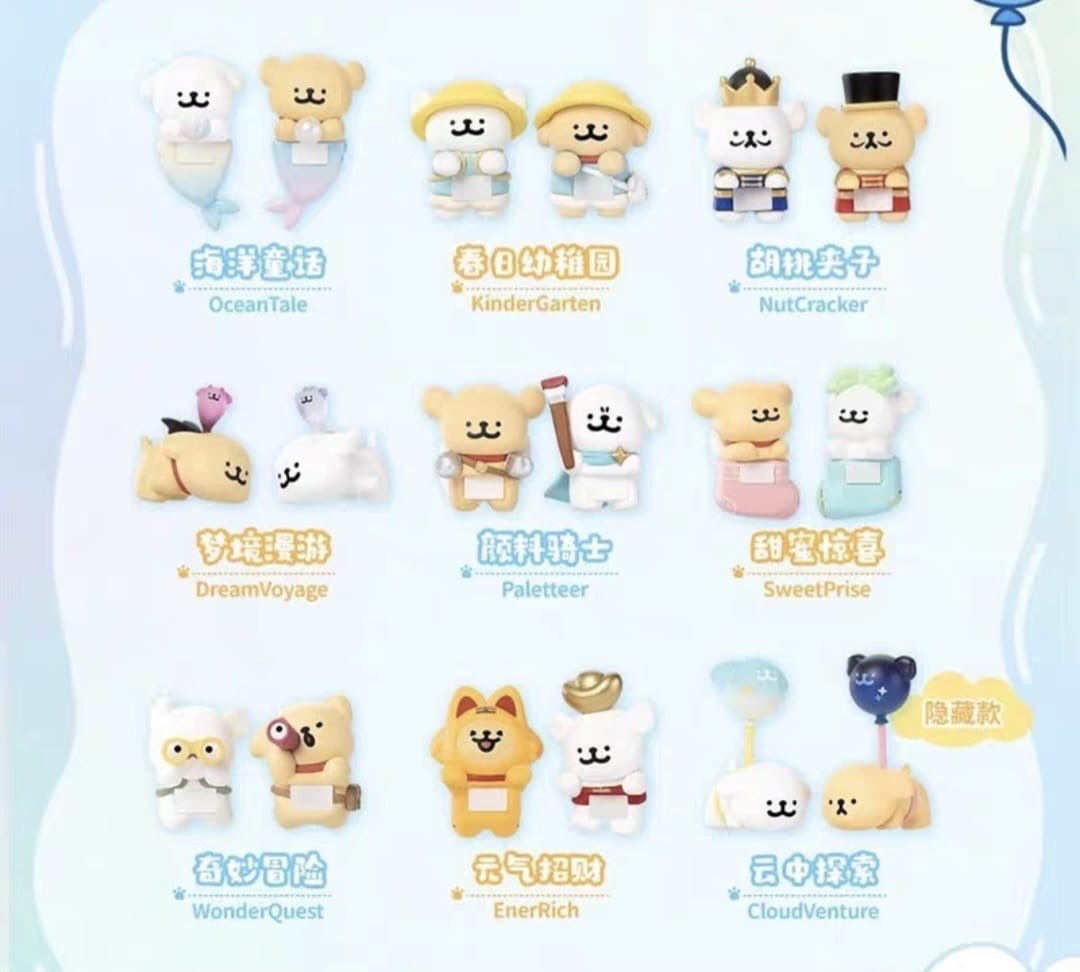 itspugachann's tweet photo. wtt want to trade maltese couple new fun party hippers funism

have: wonderquest
want: any except oceantale

please help soalnya ud triple 🥲

tag. blindbox funism maltese hippers https://t.co/twTjWZYYlv