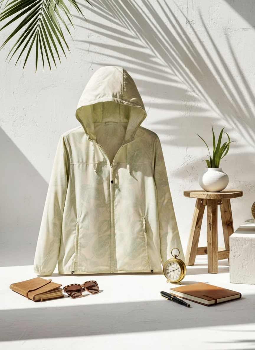 Coolibar's tweet photo. Crafted with our iconic 3Ddri™ fabric, our Women’s Packable Jacket wicks away heat, resists stains, and moves like air while blocking 98% of UV rays.

Because style should travel as effortlessly as you do.

#packable #traveljacket #upf50 https://t.co/91KCspQ5Xb