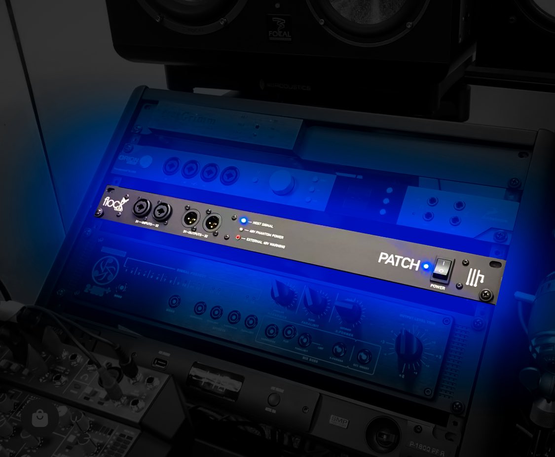 FlockAudio's tweet image. 🏠 The House Hold Name in Digitally Controlled Analog Routing Technology used in thousands of studios worldwide - The 𝗣𝗔𝗧𝗖𝗛 𝗦𝗲𝗿𝗶𝗲𝘀 #professional  
🛒 Shop Now - flockaudio.com/buy  
- 
Use your Analog Hardware like plugins with simple drag + drop functionality!