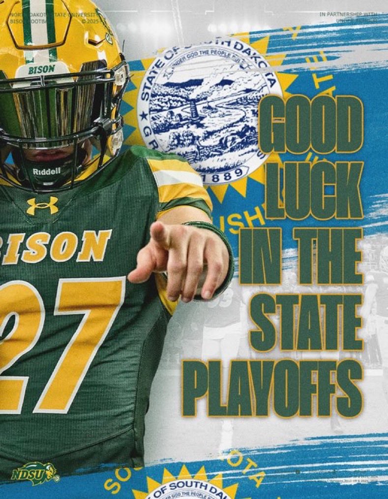 Thank you too <a href="/MisterLilly/">Patrick Lilly</a> for the graphic! Cant wait for round 1 of playoffs tonight!
<a href="/NDSUfootball/">NDSU Football</a> 
<a href="/CooperMattern/">Cooper Mattern</a> 
<a href="/CoachChewy80/">Dylan Chmura</a> 
<a href="/CoachTimNDSU/">Tim Polasek</a> 
<a href="/STMCavsFB/">St. Thomas More Football</a> 
<a href="/11_Hagen/">Austin Hagen</a>