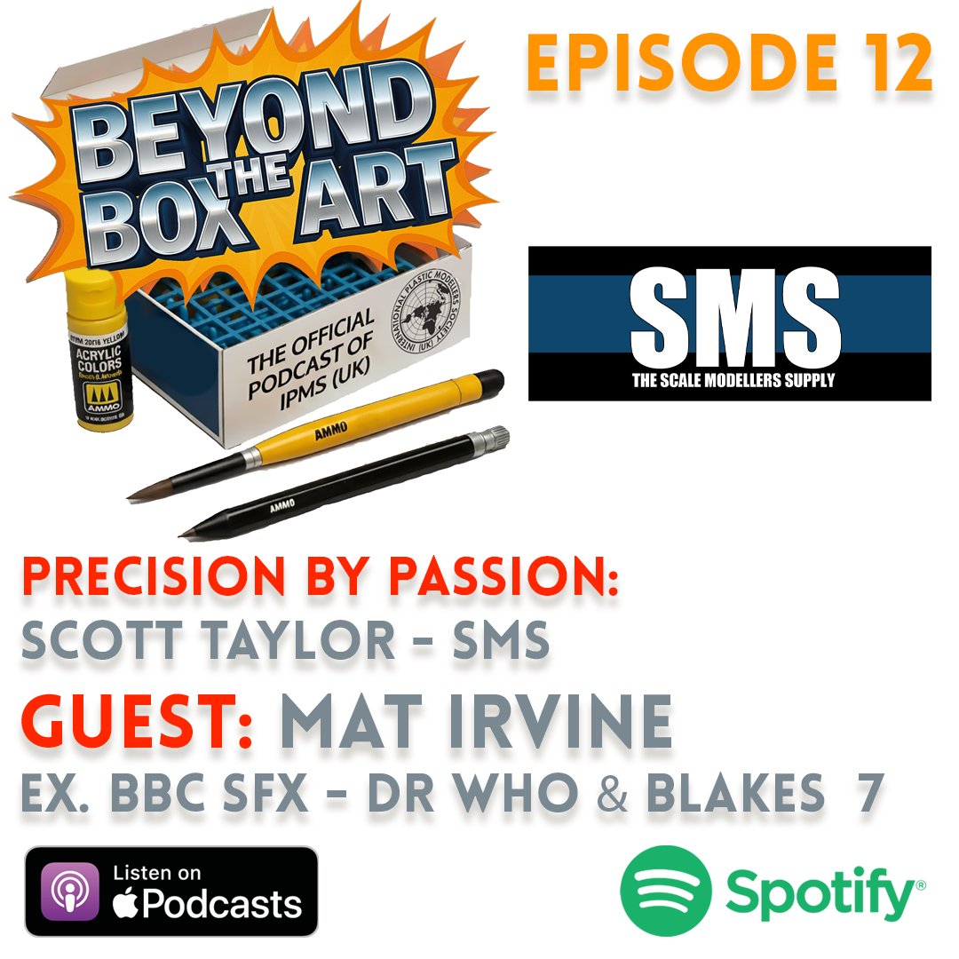 🎙️ BTBA Ep.12 is LIVE!

BBC sci-fi meets Aussie innovation in this one 👇

🎥 Guest Spotlight:
Mat Irvine – the BBC SFX legend behind Doctor Who &amp; Blake’s 7 🚀

🎨 Precision by Passion:
Scott Taylor from 🇦🇺 @scalemodellerssupply – up early to talk paints &amp; passion!

🎧 Listen now