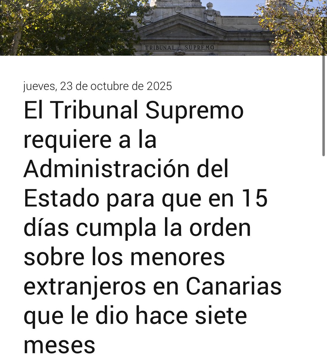 El Supremo vuelve a reprender al Gobierno de Sánchez por sus incumplimientos.