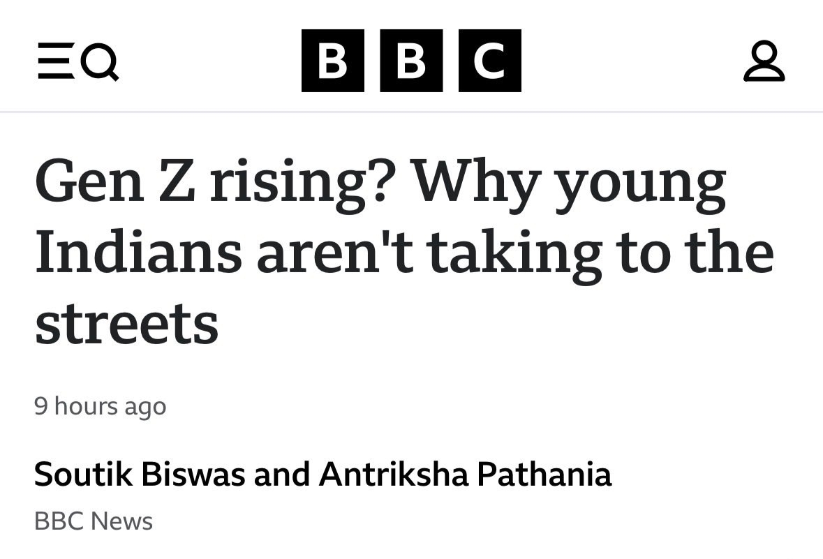 Rahul Gandhi talks about GenZ 

BBC talks about GenZ 

GenZ was core in Nepal

Now you understand who is the Director because Rahul and BBC are both puppets
