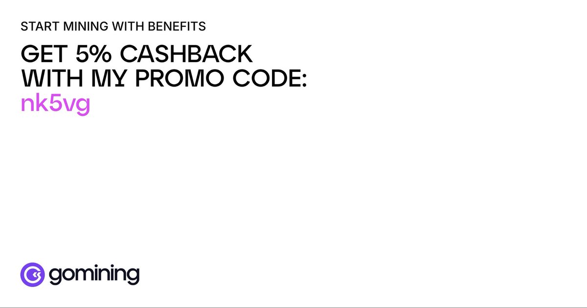 🚀 Want to mine #Bitcoin without the hassle? @GoMining makes it simple with real hashrate &amp; epic rewards! 💰 Join the future of wealth with my link: gomining.com/?ref=nk5vg 🌟 @GaryVee <a href="/MrBeast/">MrBeast</a> <a href="/Casey/">Casey Neistat</a> <a href="/tferriss/">Tim Ferriss</a> #PassiveIncome #GoMining