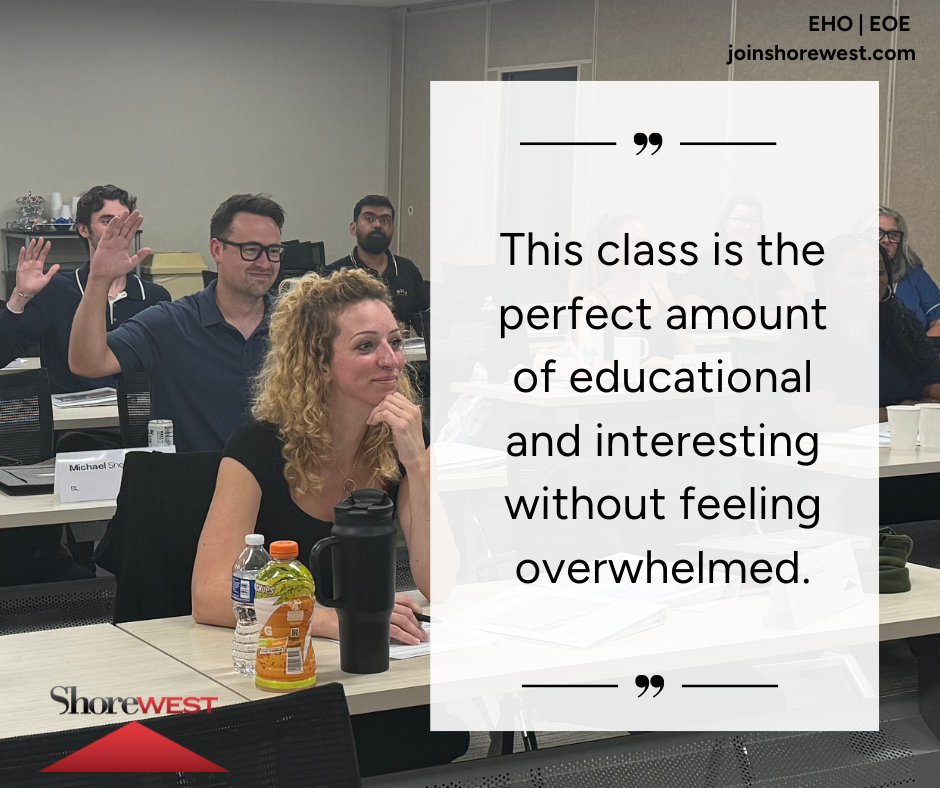 Our professional development programs are award winning and agents can’t stop raving about it! Shorewest is ready to set you up for success; why would you start your professional journey anywhere else? 

#Shorewest
#WisconsinRealEstate
#Professional