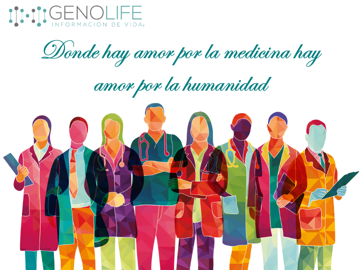 genolifeadn's tweet photo. Hoy celebramos a quienes hacen de la medicina una vocación de vida. Las médicas y los médicos merecen no solo nuestro reconocimiento, sino tambien nuestra admiración por su trabajo #DiaDelMedico https://t.co/9EiY2bWCb4
