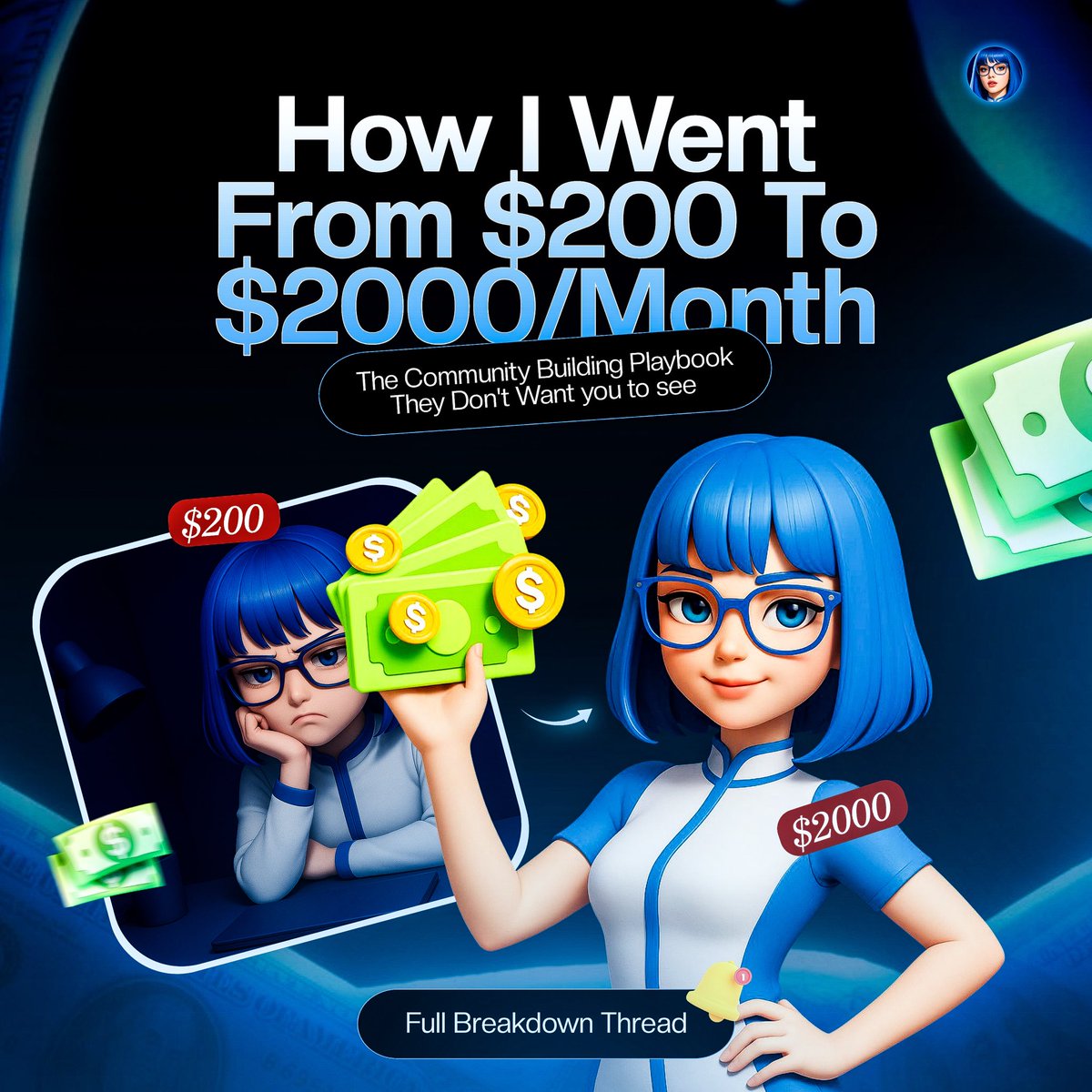 Yesterday I said I’d show you how I spot money problems in communities and close deals without begging.

Here’s the full playbook that took me from $200/month gigs to $2,000+ retainers.

Before we get started:
➫ Like
➫ Retweet this so others can learn
➫ Bookmark for reference