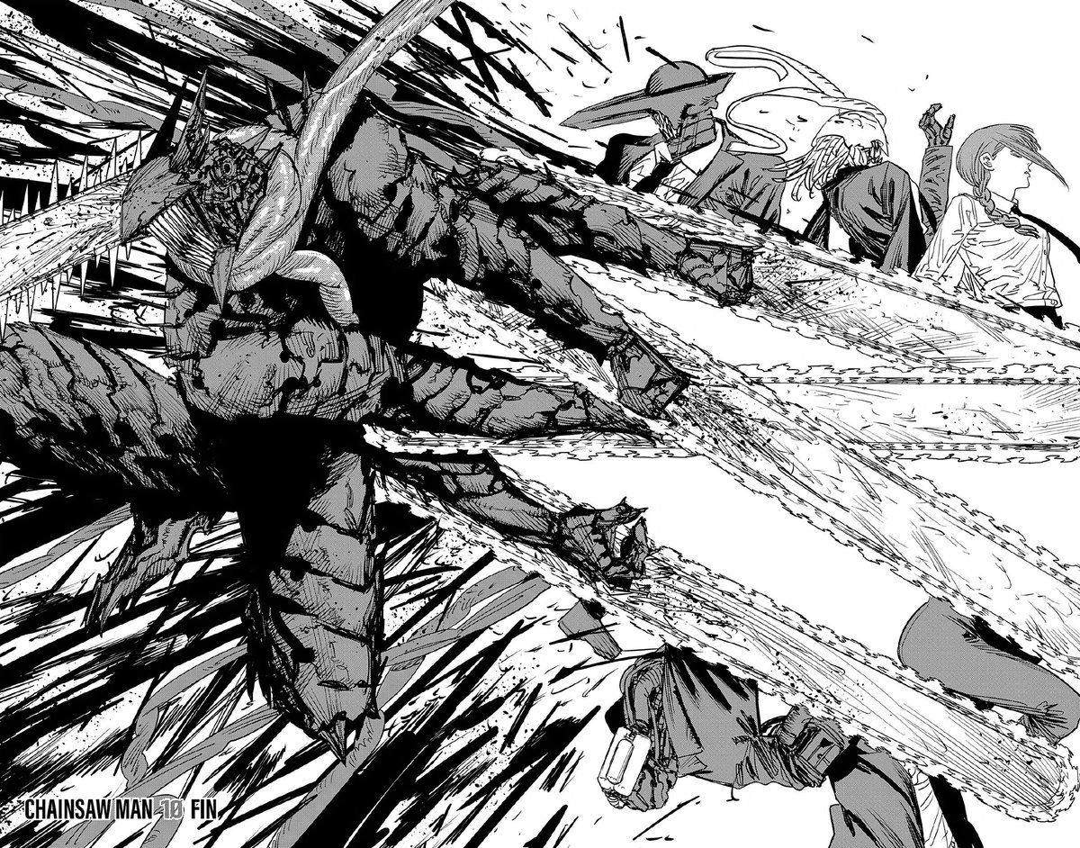 le niveau du manga PTDDRRRR je n’ai jamais vu ça de mon existence #ChainsawGang